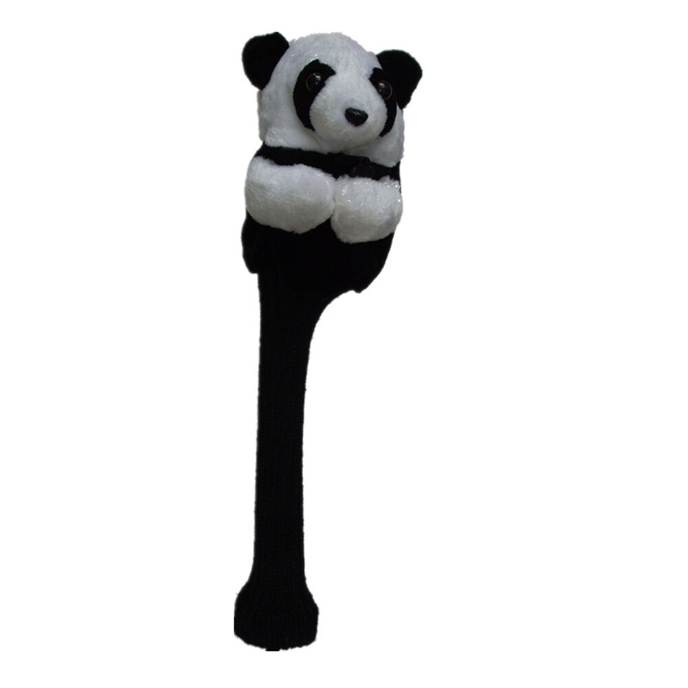 Animal golf headcover motorista cabeça capa esportes clube de golfe acessórios asd88: Panda