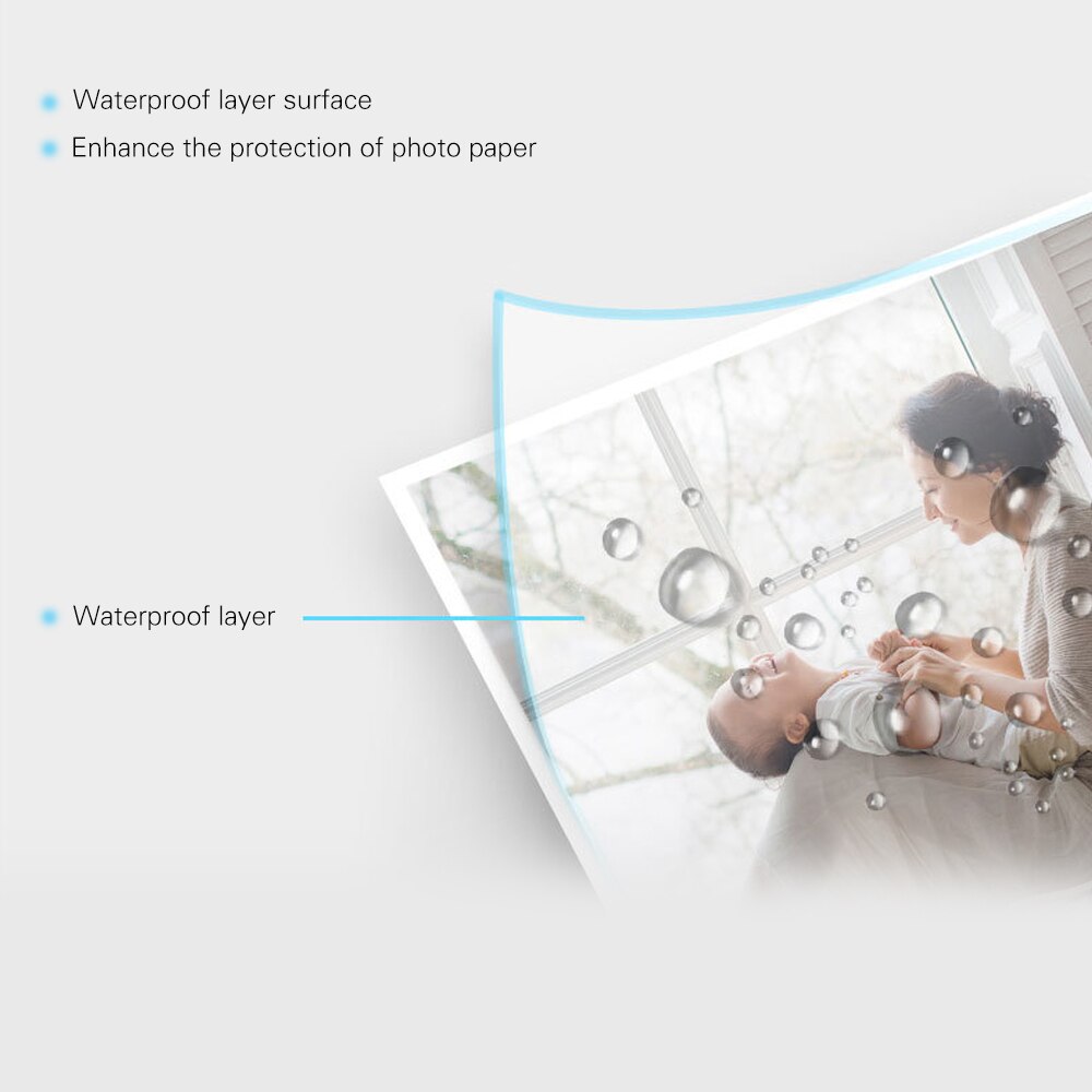 20pcs A4 5/6/7 Inch Photographic Paper Glossy Printing Paper Printer Photo Paper Color Printing Coated For Home Printing