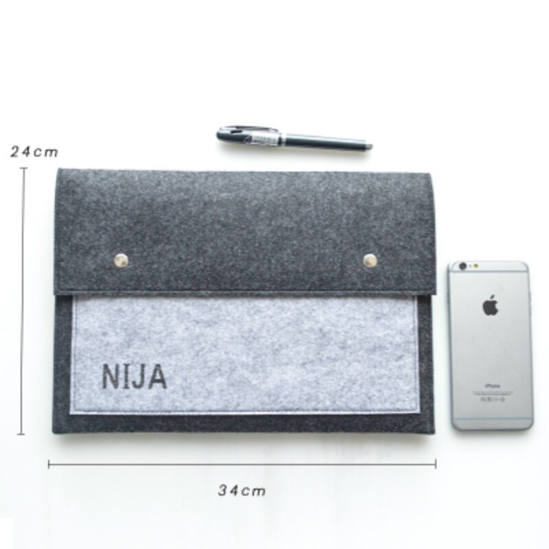 Einfache Wolle Schnalle A4 Papier Datei Tasche Büro Aktentasche Tasche Portfolio Verschluss Ordner Lagerung Tasche Kasten datei Schüler Büro Liefert