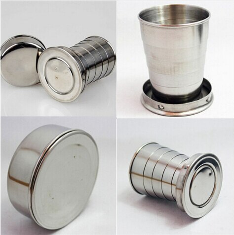 75ml teleskopiskt fällbart skjutglas nödficka