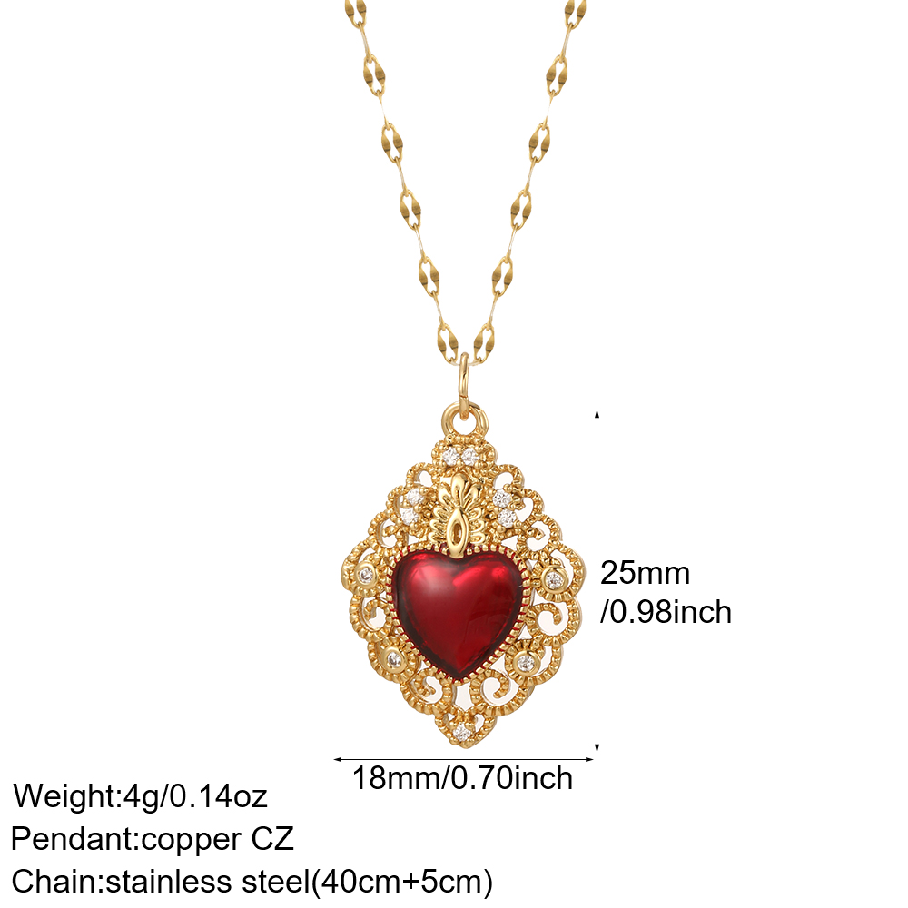 Collier à nœud pour femmes, pendentif en forme de cœur papillon mignon, couleur or, colliers à longue chaîne en acier inoxydable, Cadenas de cou Para Hombre en: Plaqué Rhodium