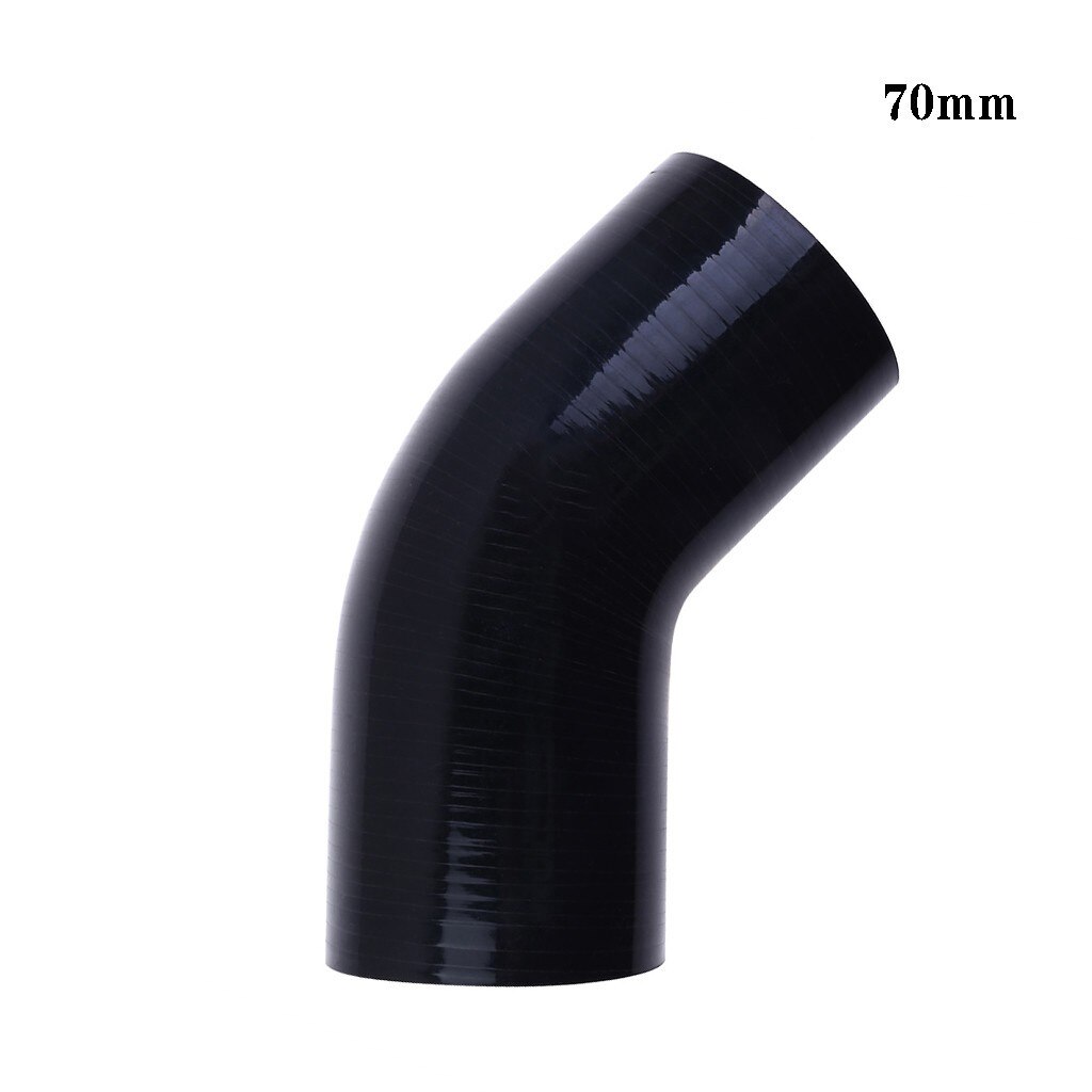 Silikon Schlauch 45 ° Ellenbogen Biegen Auto Zubehör Wärme Steigleitungen 63-102mm Schwarz Blau Kühler Ansaugrohr freies: B