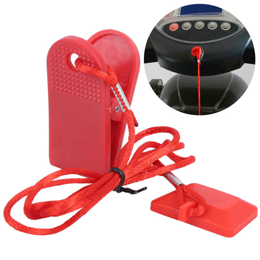 2 uds., máquina de correr, llave de seguridad, cinta de correr, interruptor de seguridad magnético, bloqueo, accesorio de la máquina para correr Universal