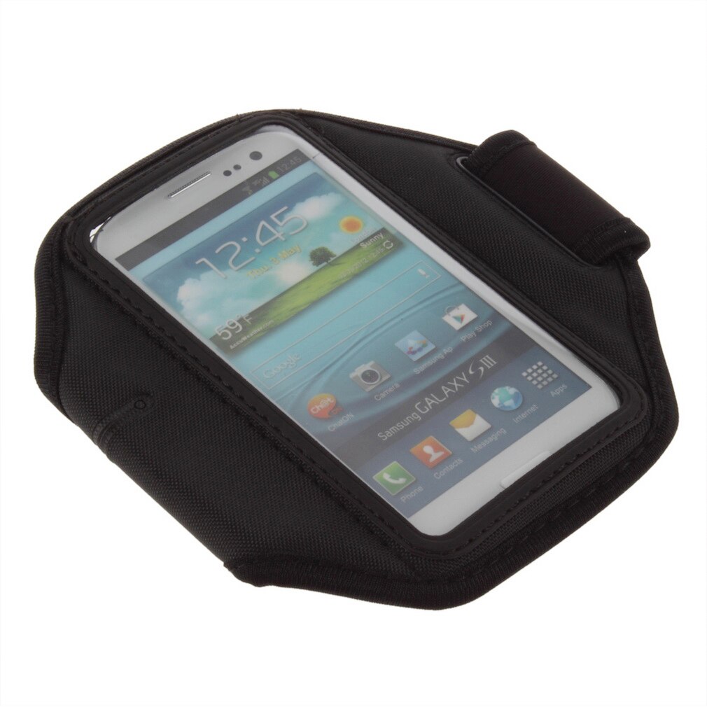 Armband for Samsung Galaxy S3 i9300 T999 Mobile Phone Belt Cover Adjustable Black Sport Gym Running Case Cover