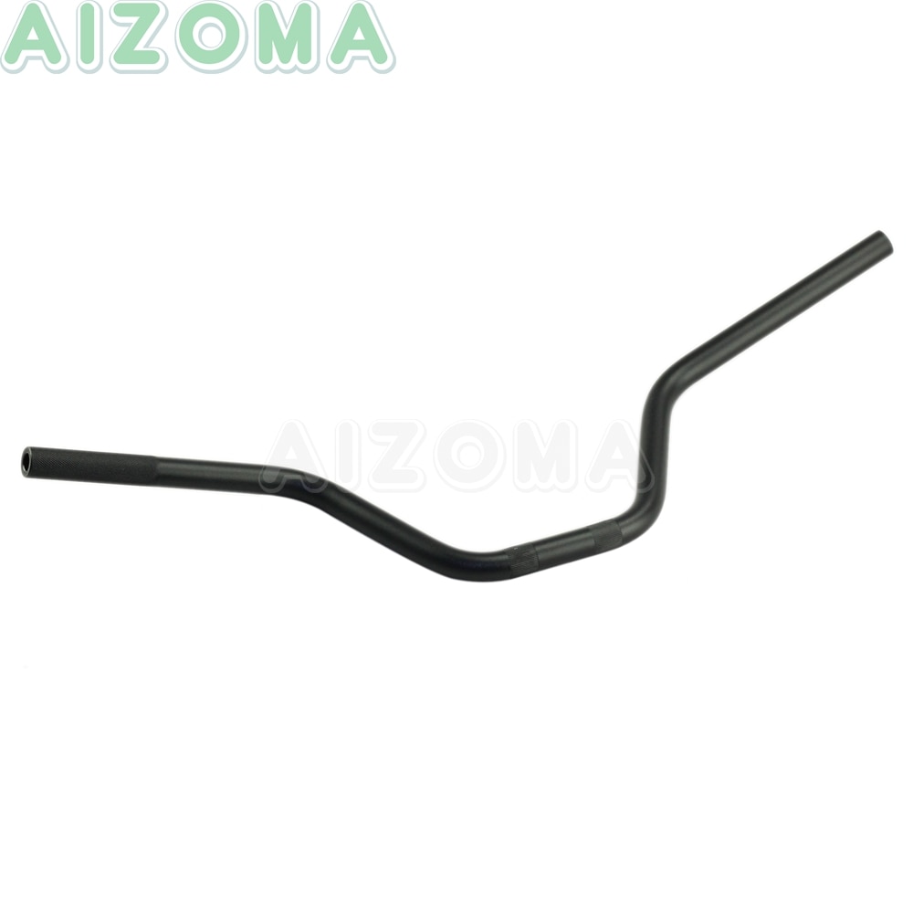 7/8 '' motorcykel euro stil styr universal til harley 883 chopper kawasaki yamaha suzuki sort 22mm / 7.8 '' håndtag