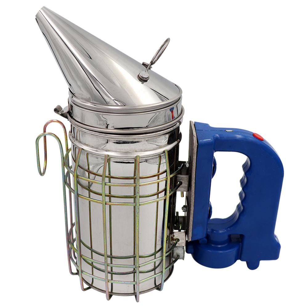 Fumador de apicultura de acero inoxidable, transmisor Manual de abeja, Kit de fumador, herramienta, equipo de apicola, herramientas de mantenimiento, pulverizador