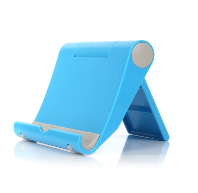 Draagbare Mini Mobiele Telefoon Houder Opvouwbare Bureau Standhouder Verstelbare Universele Mobiele Telefoon Houder Voor Iphone Andorid Telefoon: Blue