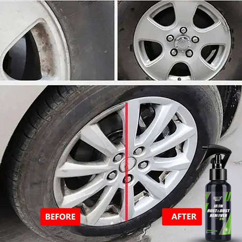50/100ML Eisen Entferner Auto Detaillierung Eisen Verunreinigung Reiniger Auto Pflege Dekontamination Bausatz Eisen Rost Staub reiniger
