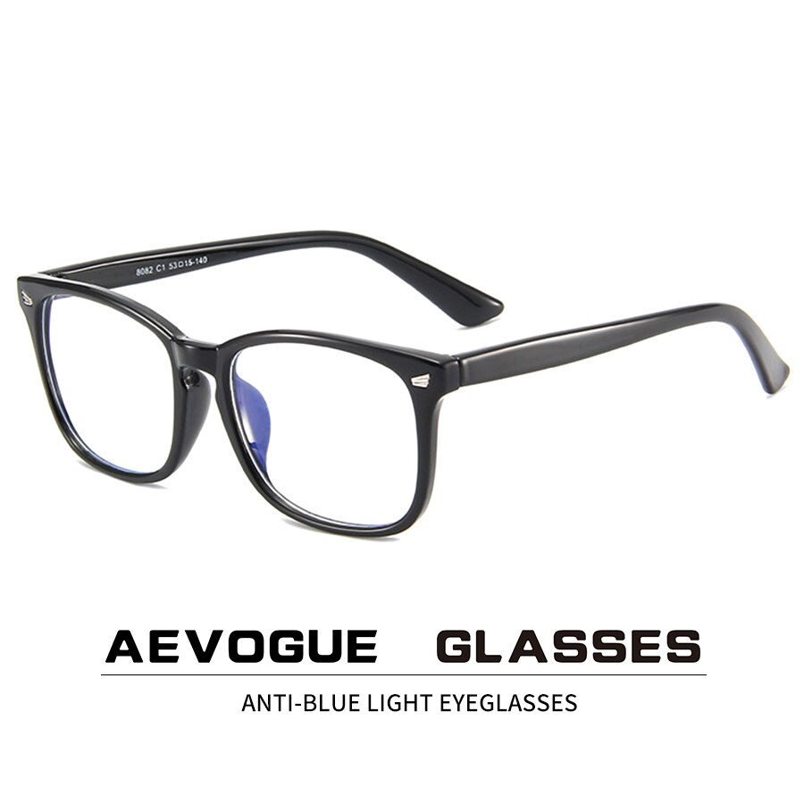 Aevogue Mannen Anti-Blauw Licht Bril Brillen Computer Bril Retro Bril Bijziendheid Frame KS104