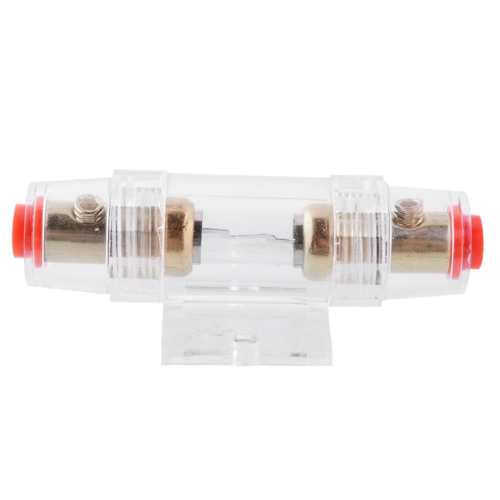 Vehemo OEM 60A Fuse Holder Block For Car Vehicle Subwoofer Amplifier Gold Plated