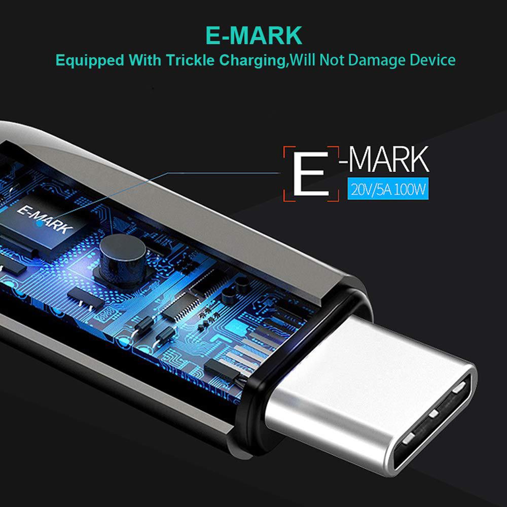 USB C zu USB C Typ C Kabel Stecker-stecker 3A PD Schnelle Lade Daten Ladegerät Kabel