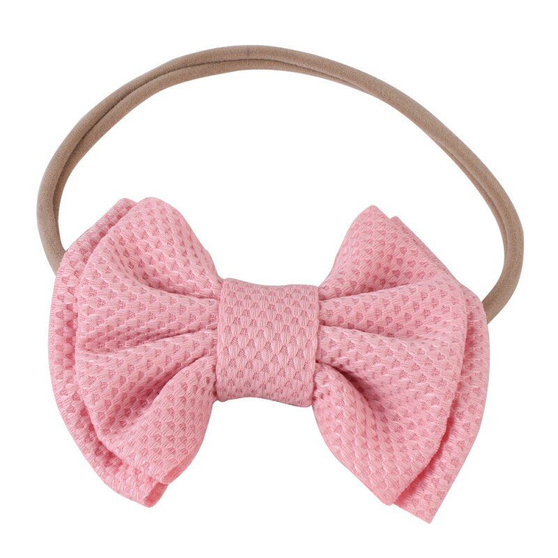 Baby Headband Newborn Toddler Turban Baby Girl Head Wrap Cute Over Sized Bow Knot Hair Accessories: 08