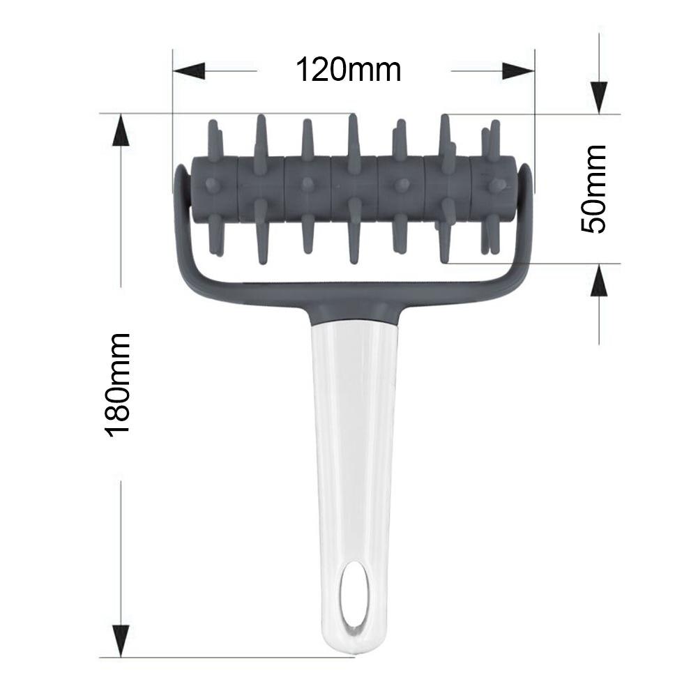 Rodillo de plástico para Pizza, aguja para pan, galletas, masa, herramienta de cocina, rodillo para Pizza