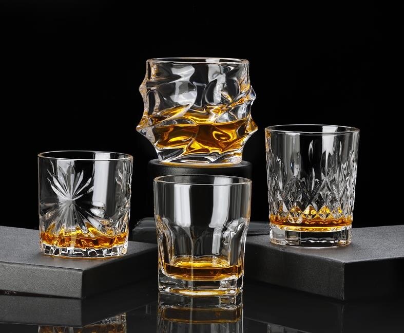 Verre à whisky carré en cristal, pour la maison, Bar, bière, eau et fête, hôtel, verres de mariage, , verres à boisson