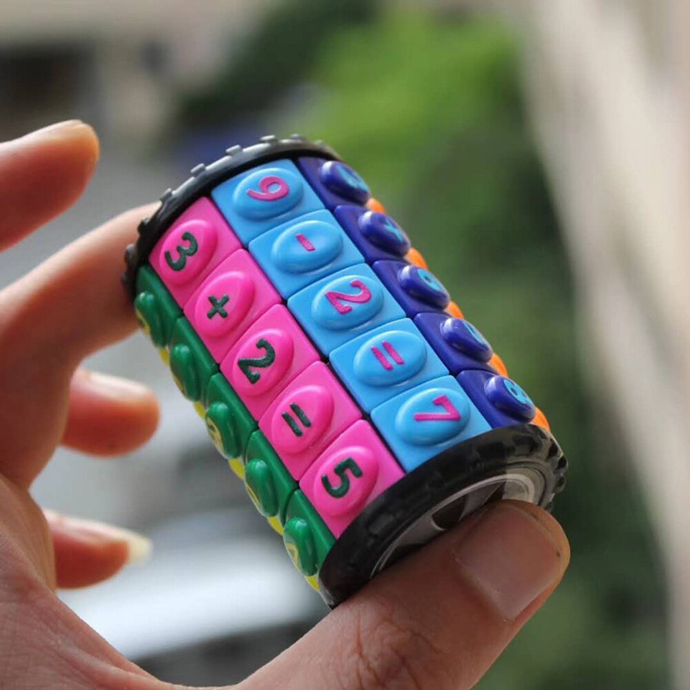 Kids Math Toy Mathematical Figures Digital Magic Puzzle Cubes Game Educational Toys For Children Early Learning