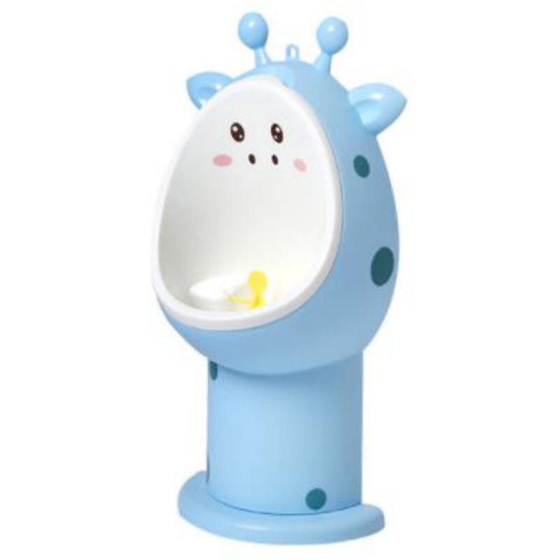 baby gutt potte toalett trening låve stå vertikale urinal takrenne tisse spedbarn smålåve veggmontert krok potte toalett: Blå