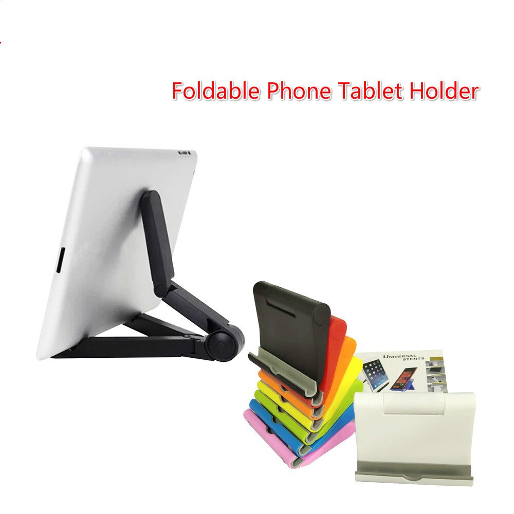 Universele Opvouwbare Telefoon Tablet Houder Verstelbare Desktop Mount Stand Statief Stabiliteit Ondersteuning Voor Iphone Ipad Pad Tafel