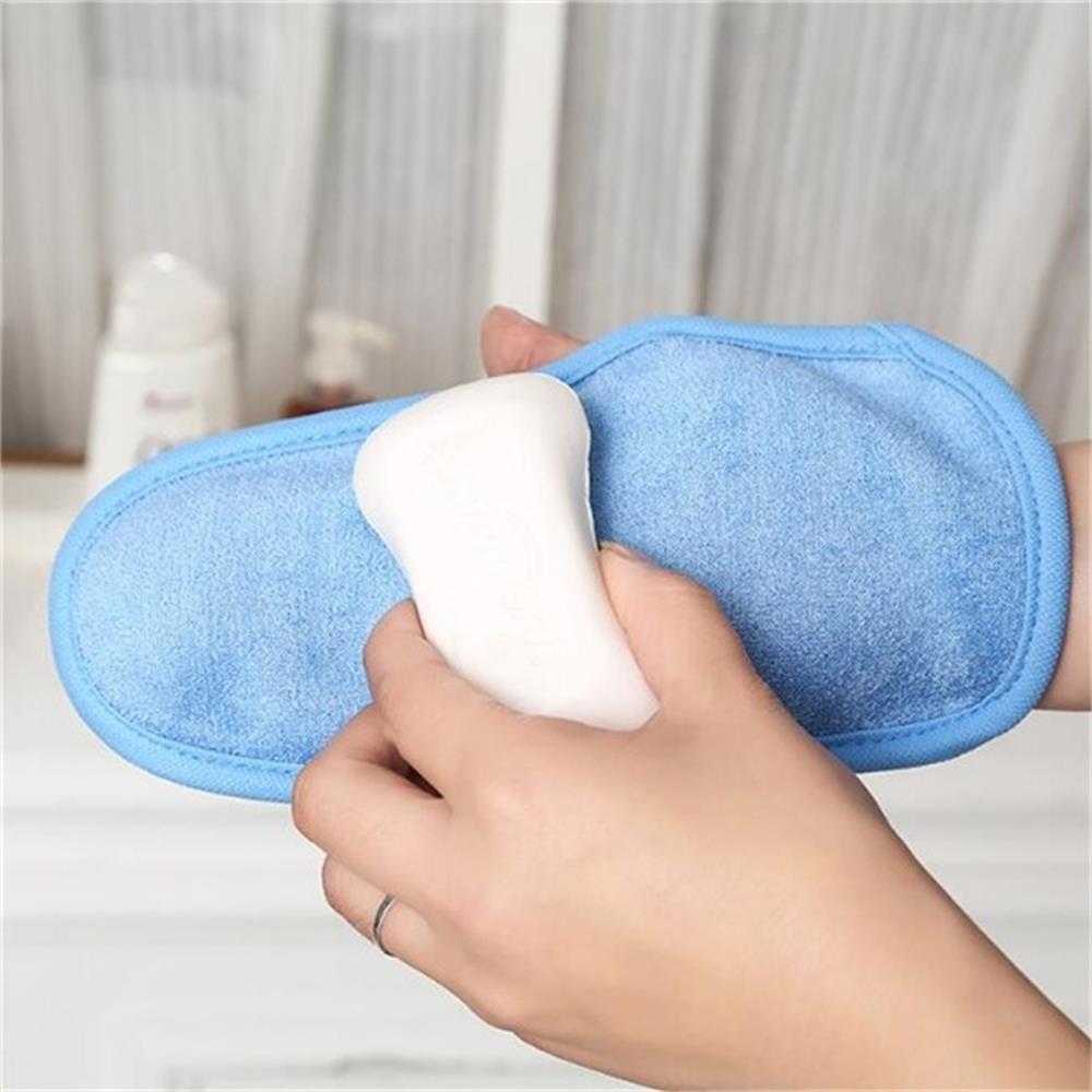 1pc Body Cleaning Scrub Mitt Rub Dead Skin Shower Spa Exfoliator Two-sided Bath Removal Bath Glove Body Massage Unisex