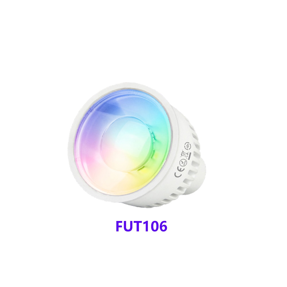 FUT106 6W GU10 Rgb + Cct Led Spotlight 2.4Ghz Afstandsbediening App Controle Ondersteuning Derde Partij Voice Control Mi Boxer