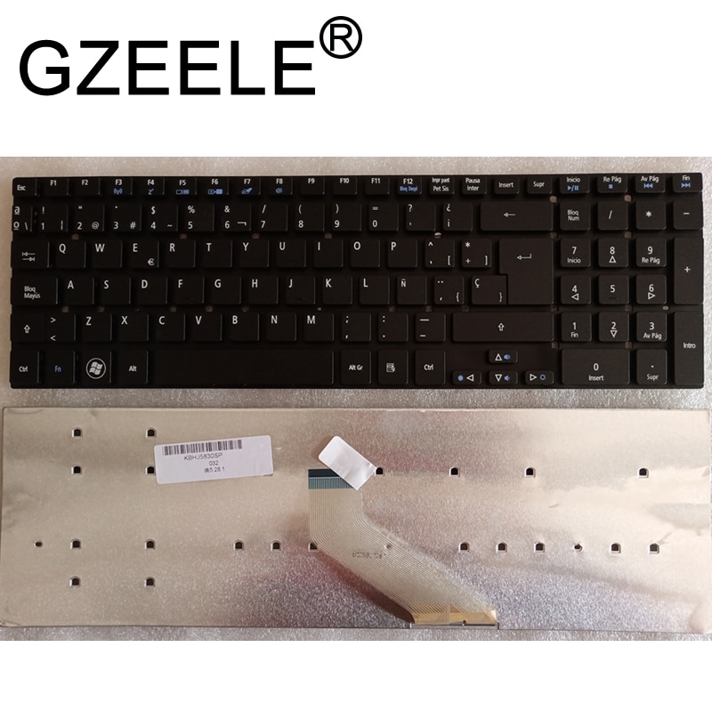 Gzeele Sp Toetsenbord Voor Acer Aspire E1-570 E1-570G E1-771G E1-771 E5-531 E5-531G Spaans Teclado Laptop / Notebook Qwerty