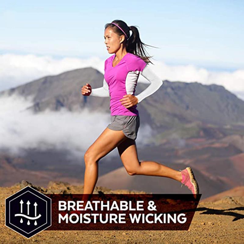 Rękawy naramienne chroniące przed słońcem UV dla mężczyzn i kobiet sportowe sportowe kompresyjne naramiennik chłodzący robić koszykówki, biegania, jazdy na rowerze