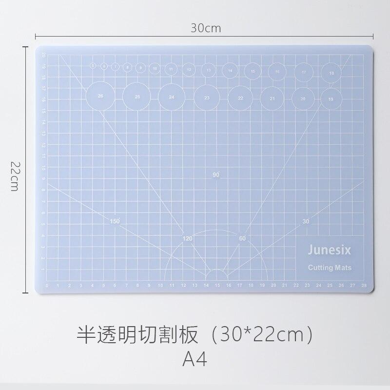 Doorschijnende Snijden Pads Handbook Sticker Rubber Stempel Pads Snijplanken Duurzaam Diy Pvc Snijden Matten Graveren Pen Mes: A4(30X22cm)