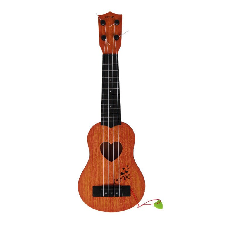 Babyleksaker nybörjare klassisk ukulelegitarr pedagogiskt musikinstrument leksak för barn roliga leksaker för flicka pojkeleksak 200