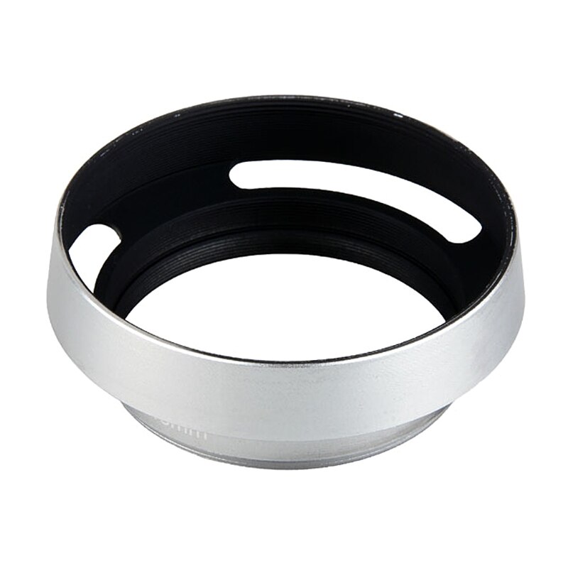 Capot de filetage interne de couvercle Oblique de lentille argentée en Aluminium de 37mm pour Leica Slr N84A