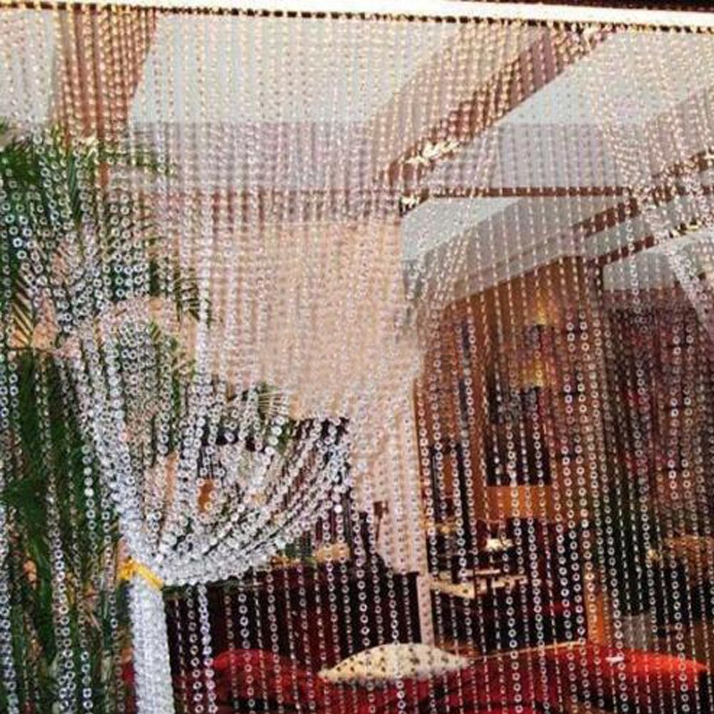 DIY Acrylic Beads Garland Rhinestone Strings Crystal Bead Curtain Wedding Decoration