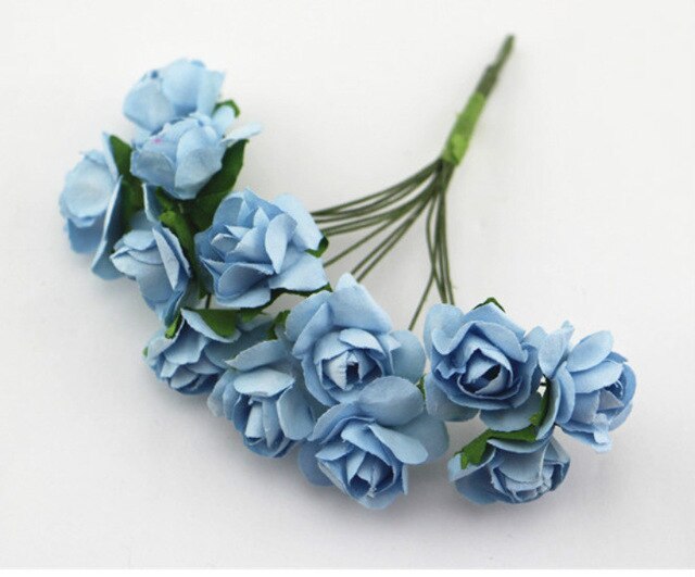 Suef 1Pc Handgemaakte Papier Mooie Bloem Doos Papieren Bloem Simulatie Trompet Rose Bruiloft Decoratie Bloemen @ 3: D 1pc