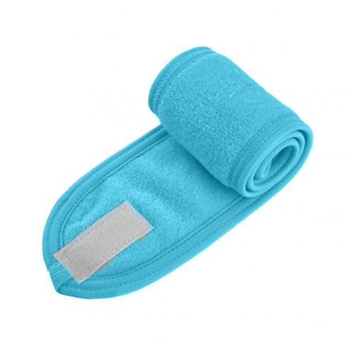 Dehnbar Waschbar Spa Schweiß Stirnband machen-hoch Haar wickeln Gesicht Waschen Kopf Handtuch Weichen Bequemen Gesicht Waschen Schlecht Haar Band: Blau