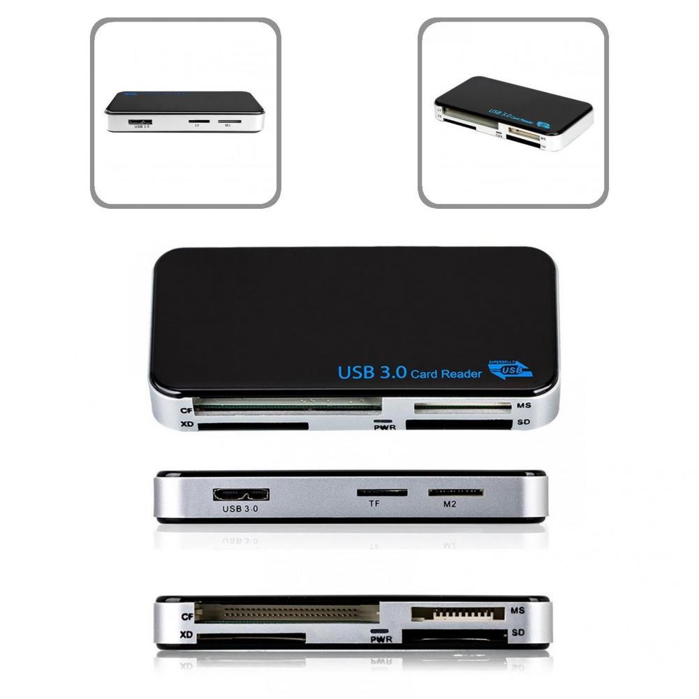 Useful Card Reader Portable Storage Card Reader Driver-free MS CF M2 USB Card Reader for Car USB Card Reader