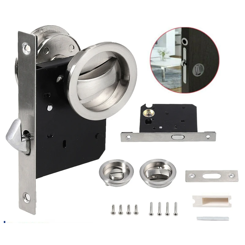 Schuifdeur badkamer slot privacy set haak inbouw schuifsloten deurscharnier inbouw schuifsloten schuifdeur badkamer