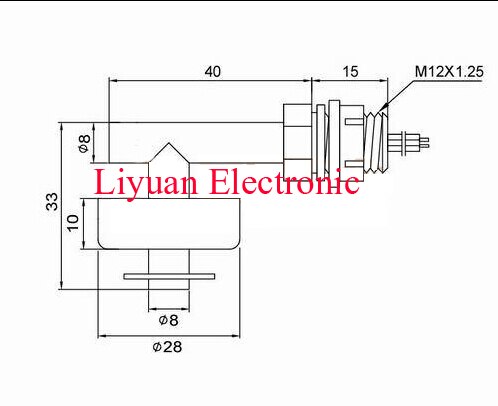 PH2 antiseptic plastic float / side mounted float switch / level switch / 10W 100VDC level switch / level sensor