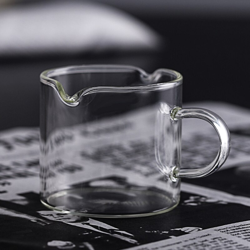 Transparent Glass Cup Double Mouth Whiskey Tea Beer Mugs Handmade Milk Juice Glass Cup Office Home Bar Drinking Products