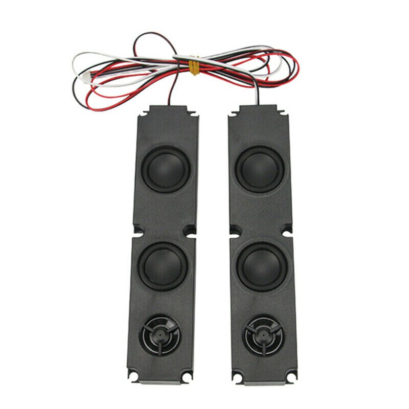 1 Pair 8 OHM 10W DIY LCD TV Speaker with Heavy B Effect Full Range Advertising TV Speaker Repair Accessories: Default Title