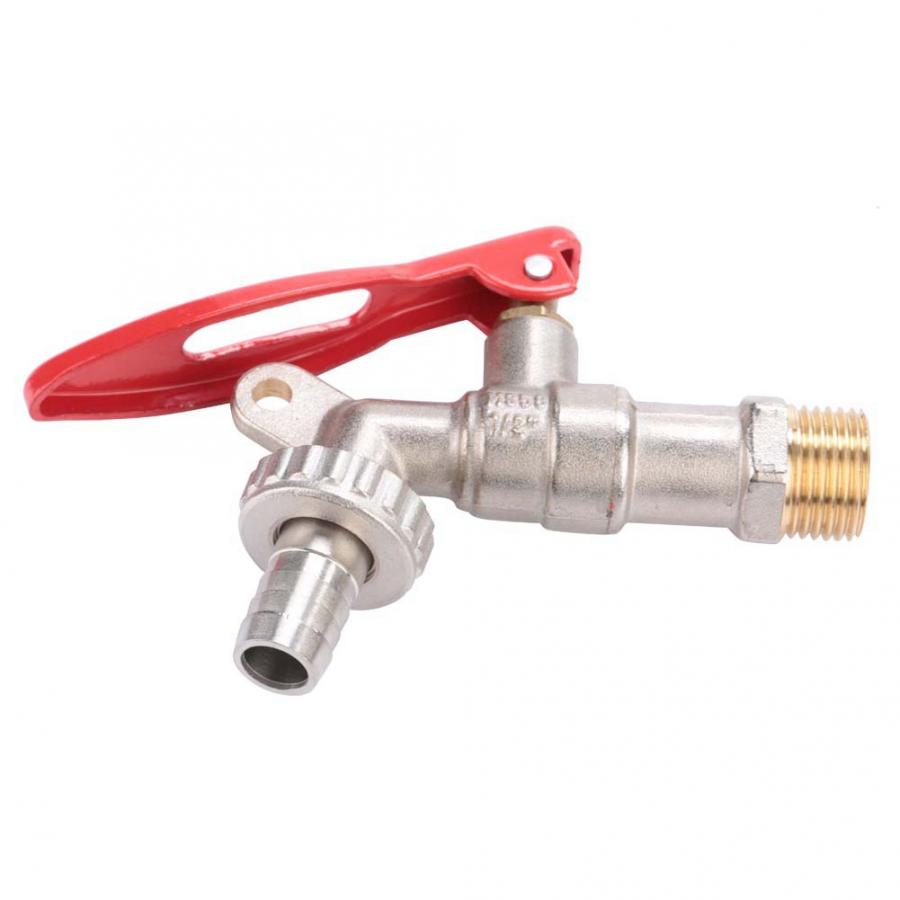 Actuator Ball Valve Brass 1/2" Thread Water Tap Lockable Faucet Home Outdoor Garden Tool Electric Magnetic Valve