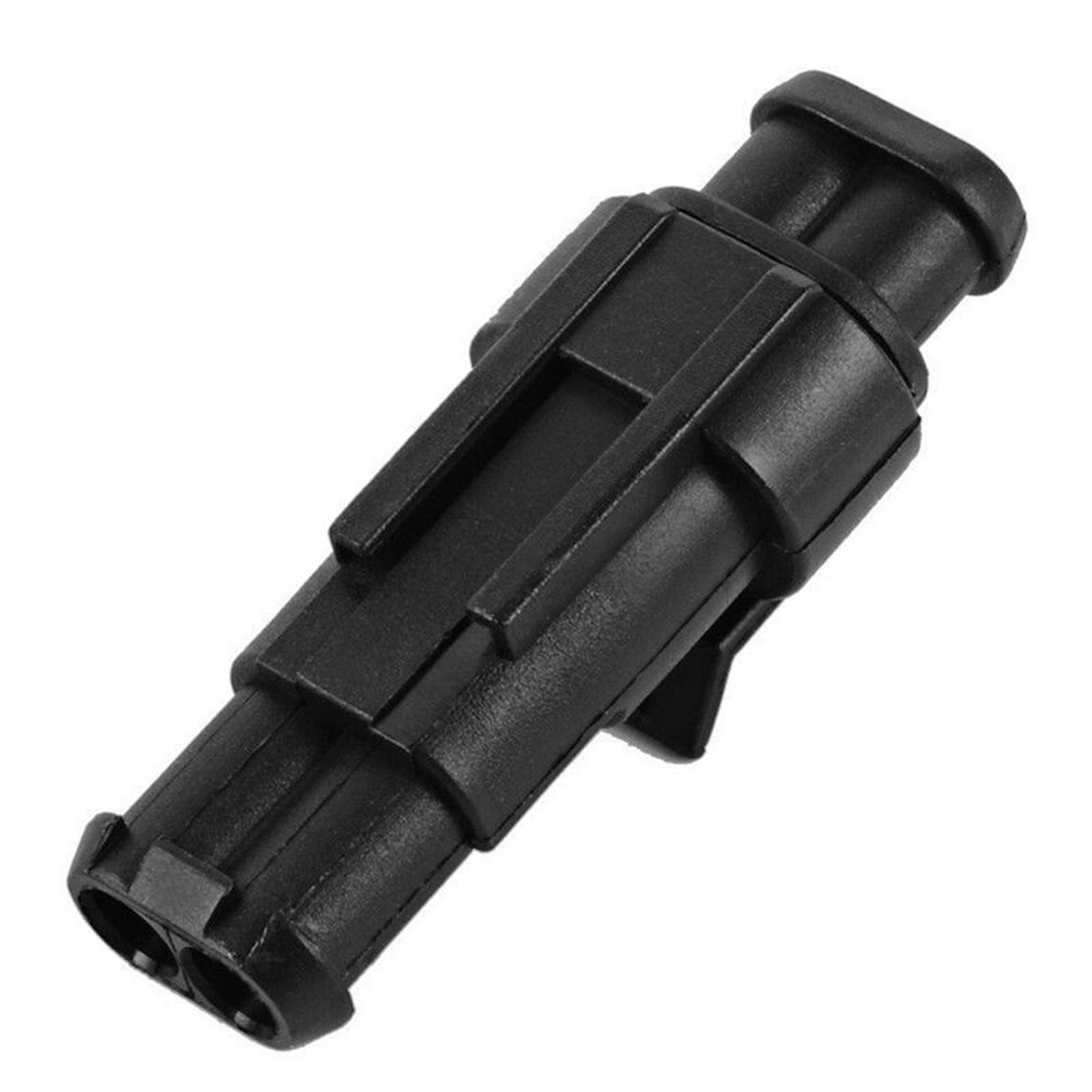 10pcs/set Waterproof Dustproof 2-Pin Way Sealed Waterproof Electrical Wire Connector Plug Car Auto Accessories