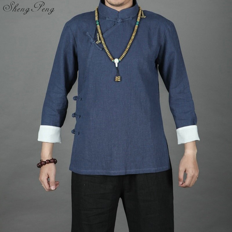 Traditional chinese clothing male clothes chinese traditional men clothing chinese style clothing qipao top oriental top Q026