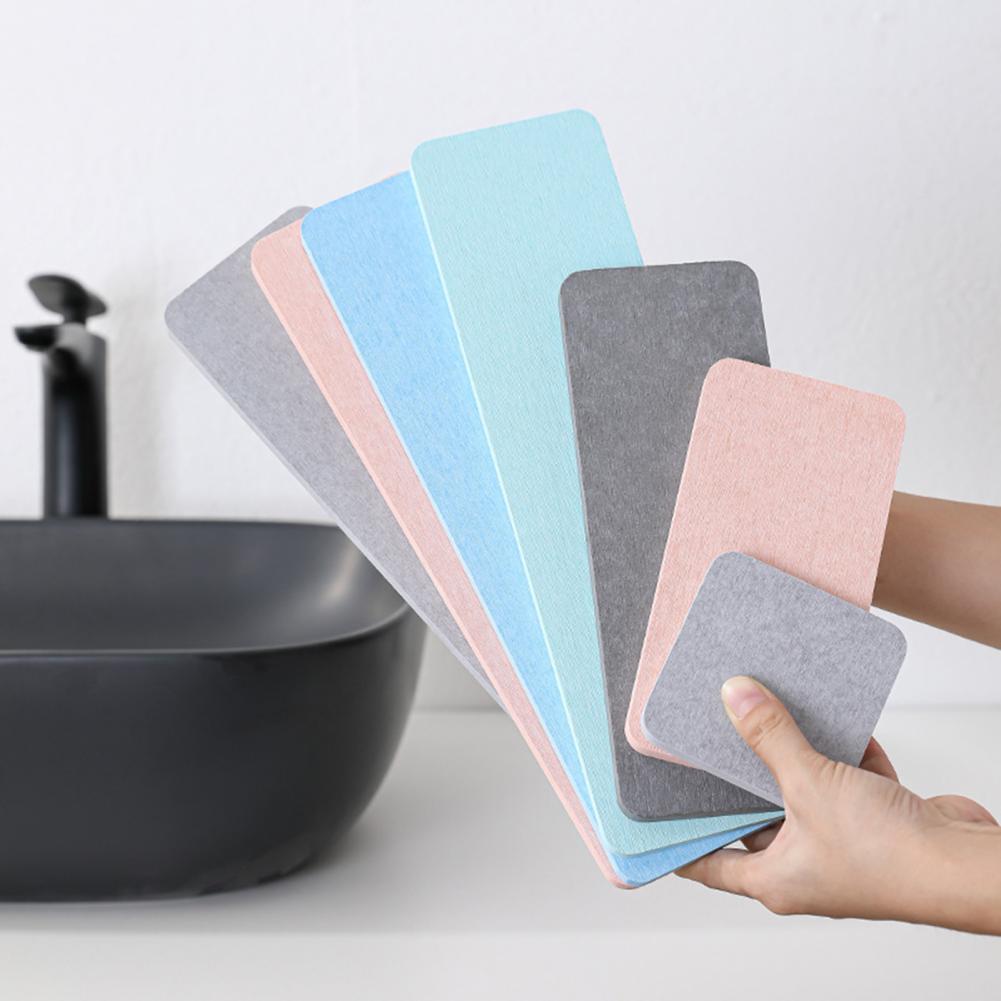 Cup Coaster Absorbent Dampproof Table Coaster Diatomaceous Earth Table Coaster Toothbrush Holder Insulation Pad Soap Mat