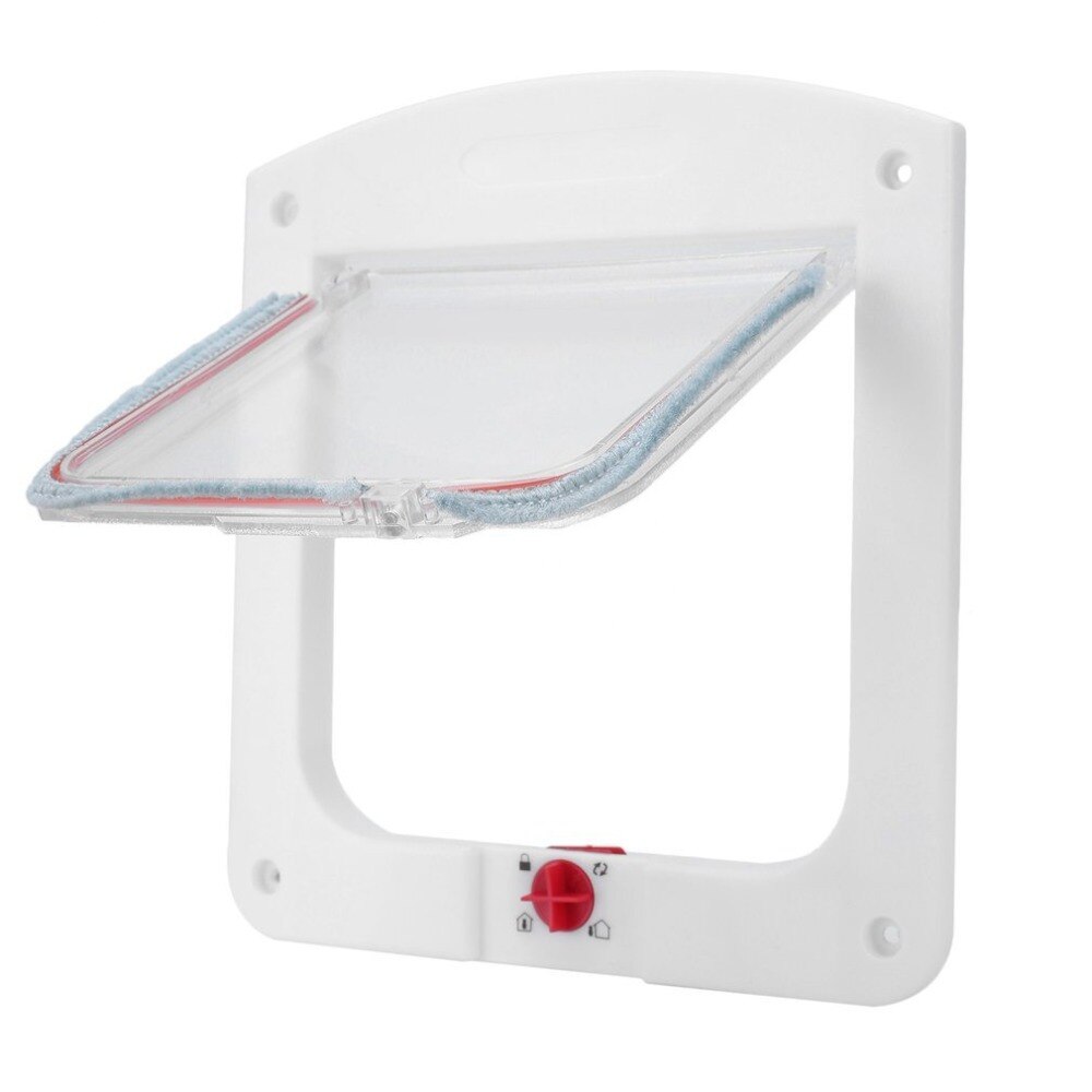 Locking Lock Pet for Cat Kitty Small Dog Doggy Puppy Flap Safe Door catholic ramp home security gate puppy gate window mesh gate