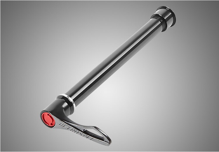 MTB Mountain Bicycle Skewer Thru Axle Shaft Lever Screw Quick Release For Freehub Front Fork 100*15mm Cycling Parts: Default Title