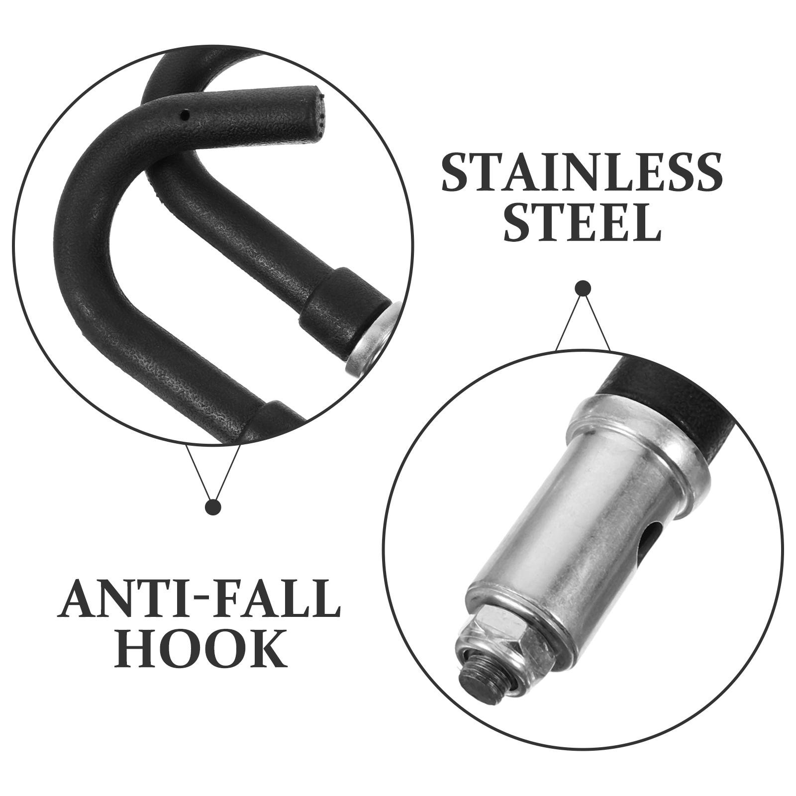 Telescopic Ladder Straight Attic Stair Outdoor Anti-falling Hook Accessories Can Install (straight Hook) Roof Extension Hooks