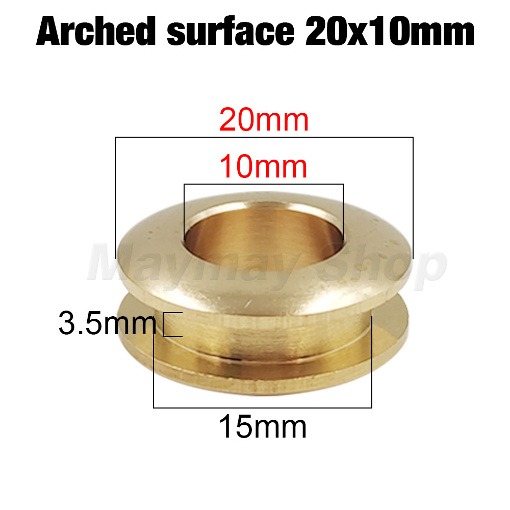 2pcs Solid Brass Screw Back Eyelets With Washer Grommets Leather Craft Accessory DIY Bag Clothes Belt Ornament Accessories: Yellow