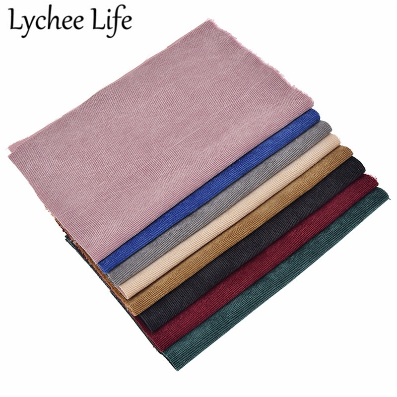 Lychee liv prægede striber fløjlsstof 29 x 21cm polyester bomuldsstof diy håndlavet syning af tøjposer leverer dekoration