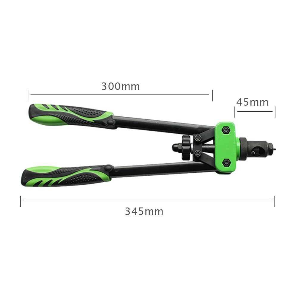 Blind Rivet Nut Gun Heavy Hand Insert Nut Tool Portable Manual Mandrels Non-slip Handle Nailer Household Woodworking Tool