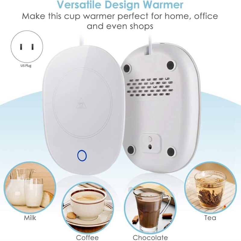 Coffee Mug Warmer, Coffee Warmer with Automatic Shut Off Beverage Warmers Cup Heater for Desk Coffee Warmer US Plug