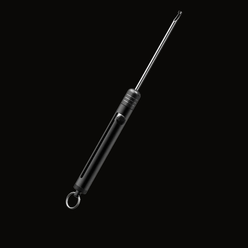 WALK FISH Fishing Hook Remover Stainless Steel Safety Decoupler Extractor Fishhook Disgorger with Aluminum Handle Fishing Tackle