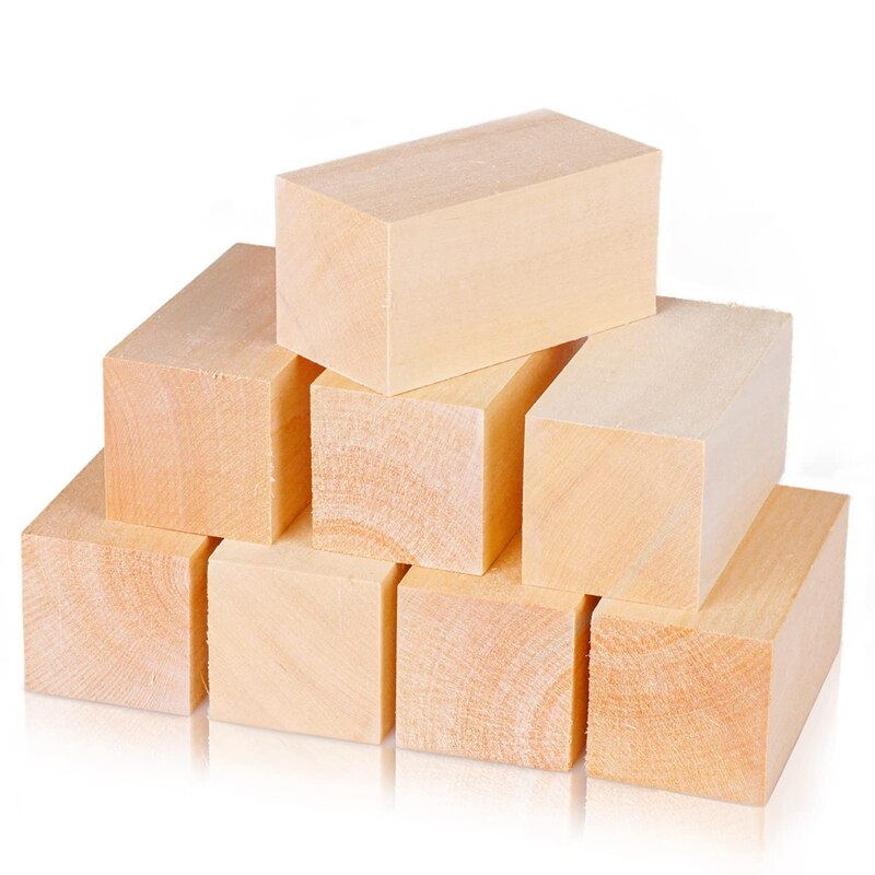 Basswood Carving Blocks 4 X 2 X 2 Inch,Large Whitt... – Grandado