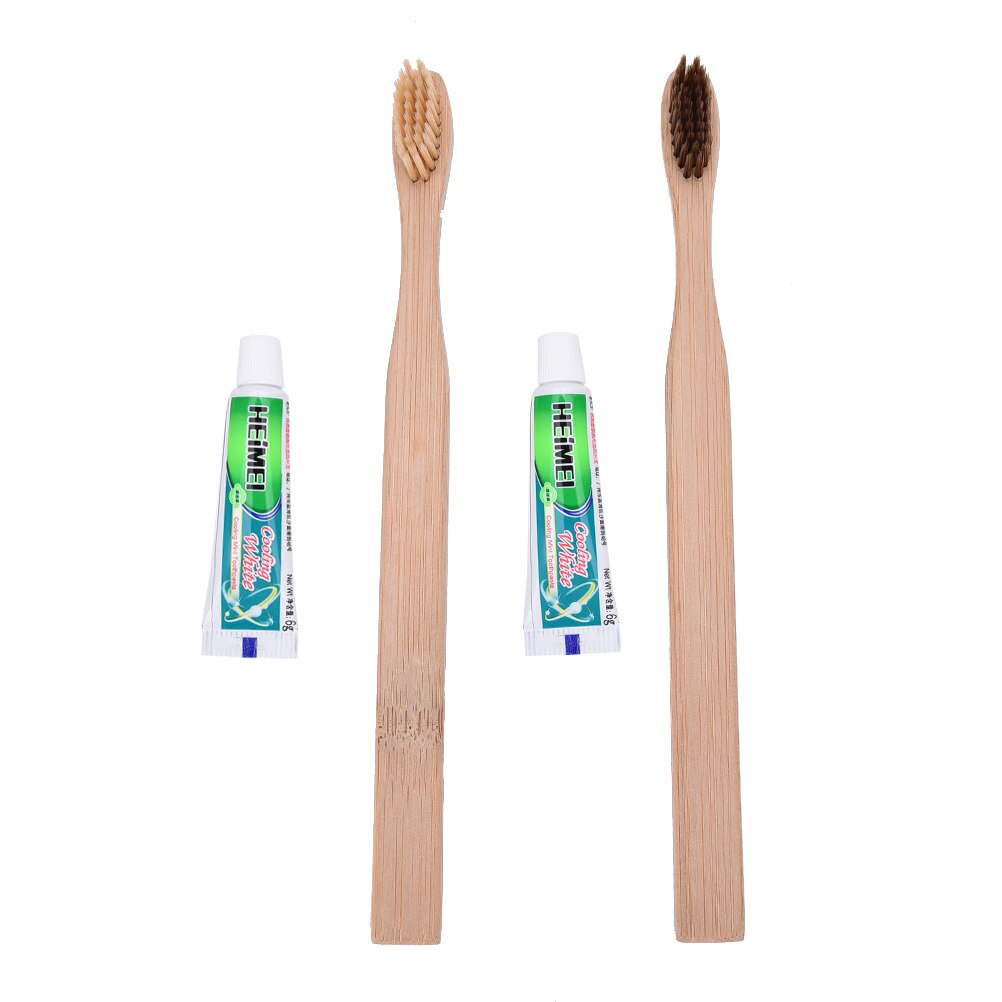 Adult Toothbrush Bamboo Toothbrushes Medium Soft-bristle Capitellum Bamboo Fibre Wooden Handle Bathroom Accessories